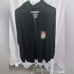 Torrid Black Zip-Up Hoodie